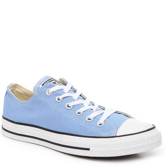 Converse Shoes | Light Blue Low Rise Shoreline Converse Sneakers | Poshmark